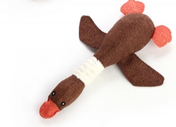 Goose Squeaky Dog Toy